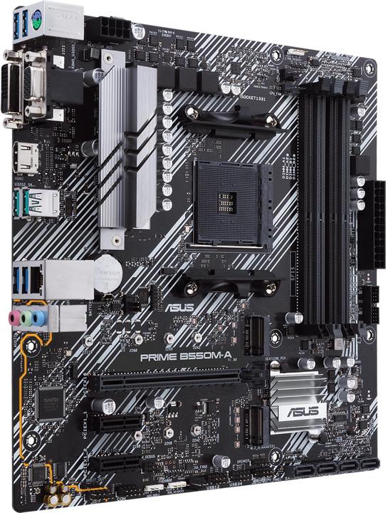 Actual product image ASUS PRIME B550M-A (AM4, AMD B550, mATX)