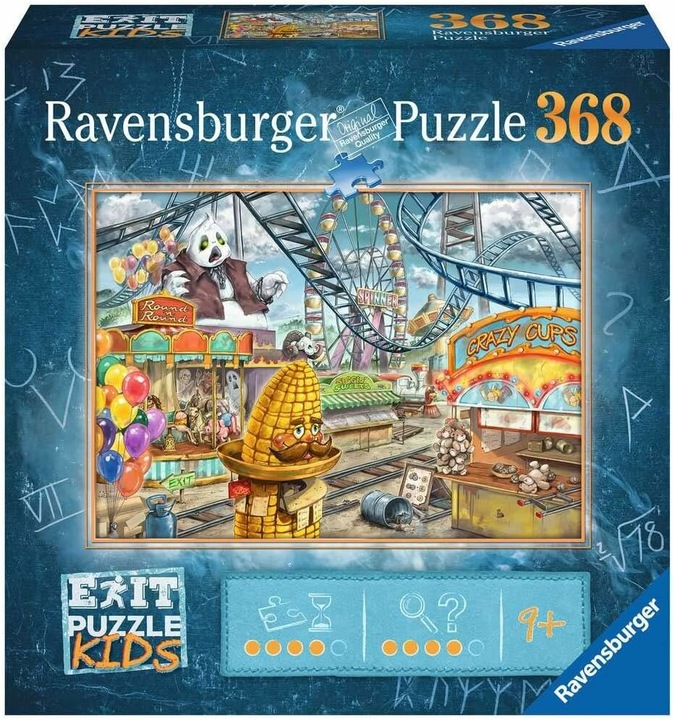 Ravensburger RAV12926 - EXIT Puzzle Kids: Im Freizeitpark, 368 Teile (DE-Ausgabe) (368 Teile)