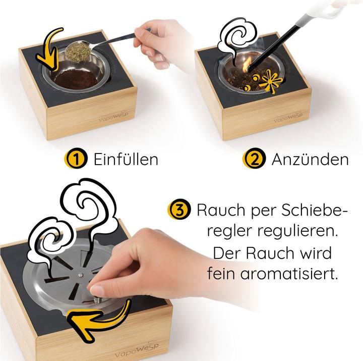 Produktbild Vapowesp Ersatzkräuter Orange & Rosmarin