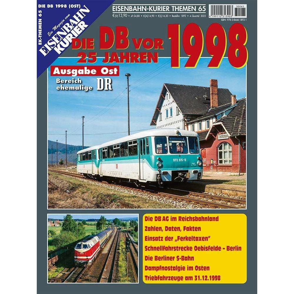Die DB vor 25 Jahren - 1998 Ausgabe Ost, Ratgeber
