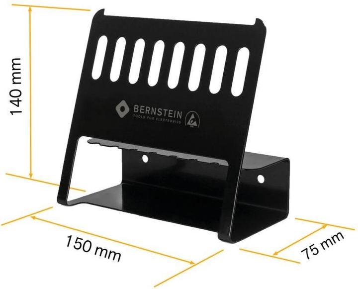 Actual product image Bernstein ESD SMD tweezers set VARIO 6 pcs.