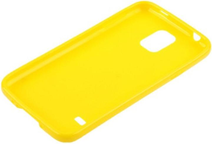 Produktbild König Design Schutzhülle TPU Case für Handy Samsung Galaxy S5 / S5 Neo Gelb (Samsung Galaxy S5, Samsung Galaxy S5 Neo)