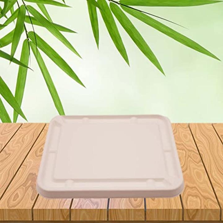 Produktbild Be Tasty Lunchbox mit Deckel, kompostierbar, temperaturbeständig, ideal für Gastronomie und Streetfood