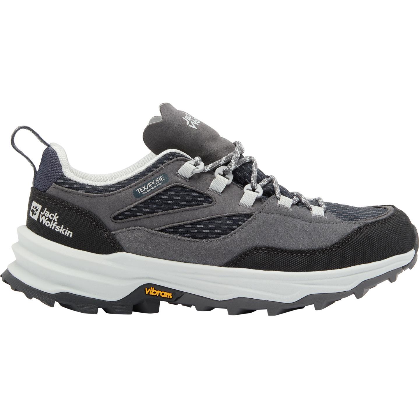 Jack Wolfskin, Damen, Wanderschuhe, Cyrox Texapore Low W (36), Grau