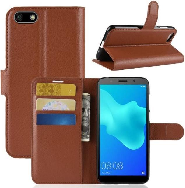 Produktbild MU Classic Litchi Leder Bookcover Series (Huawei Y5 (2018))