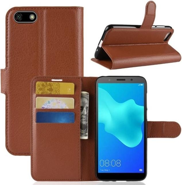 Produktbild MU Classic Litchi Leder Bookcover Series (Huawei Y5 (2018))