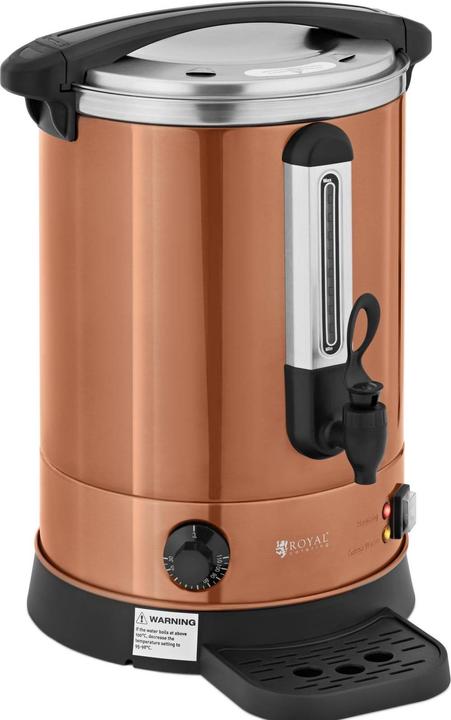 Produktbild Royal Catering Wasserkocher Edelstahl Heisswasserbereiter Heissgetränkespender 2500 W 13,5 l