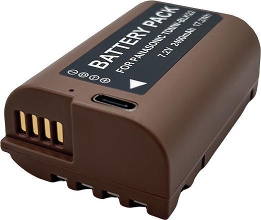 Image du produit Acconic Batterie avec entrée USB-C pour Panasonic DMW-BLK22E DMW-BLK22 DC-S5 G9 GH5 GH5S GH6 (Batterie de l'appareil photo)