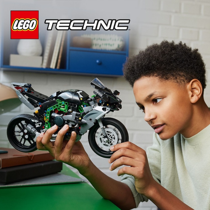 Image du produit LEGO Kawasaki Ninja H2R Motorrad (42170, LEGO Technic)