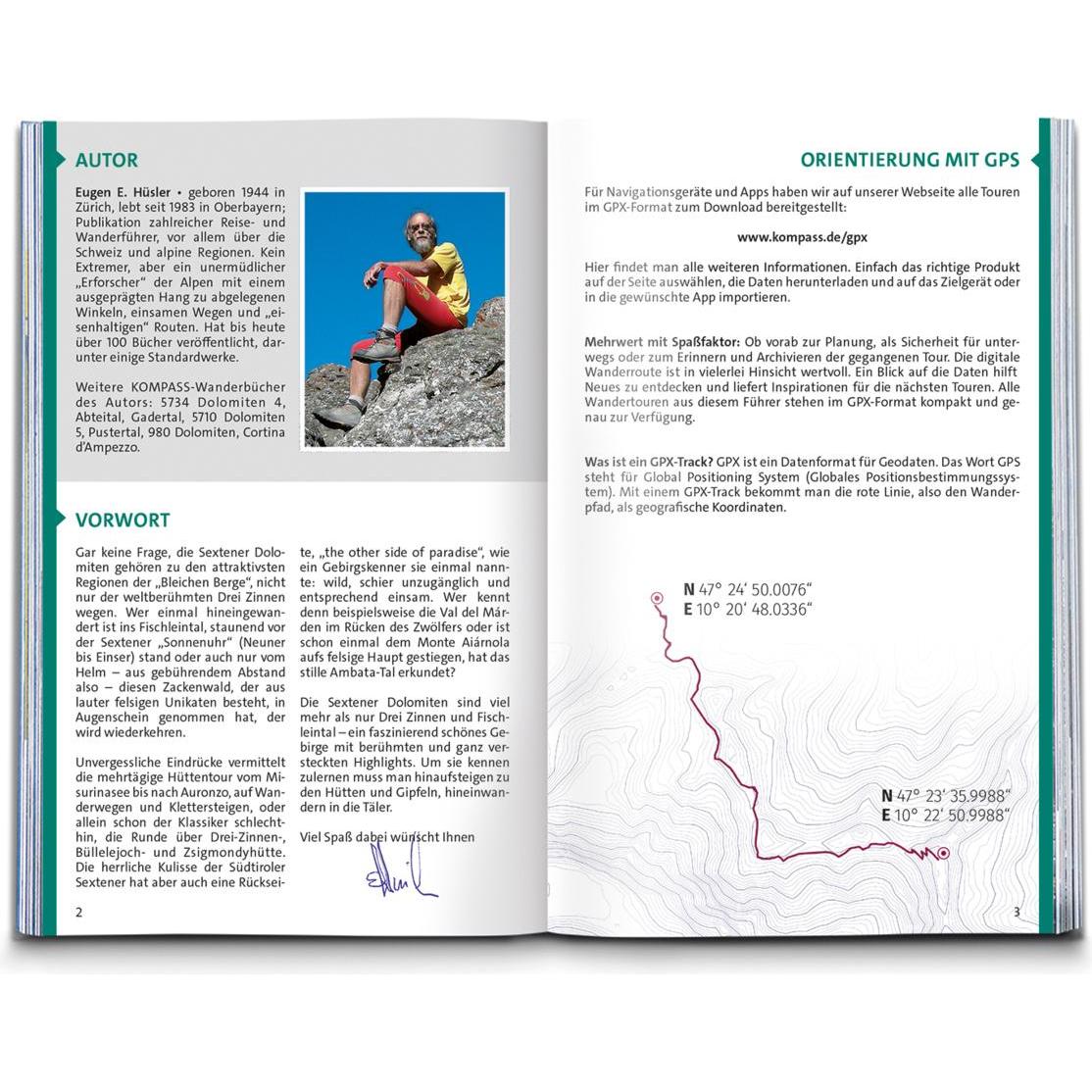 Thumbnail - Wanderführer Sextner Dolomiten, Naturpark Drei Zinnen - Herausragende Dolomiten, 50 T, Ratgeber von Eugen E. Hüsler
