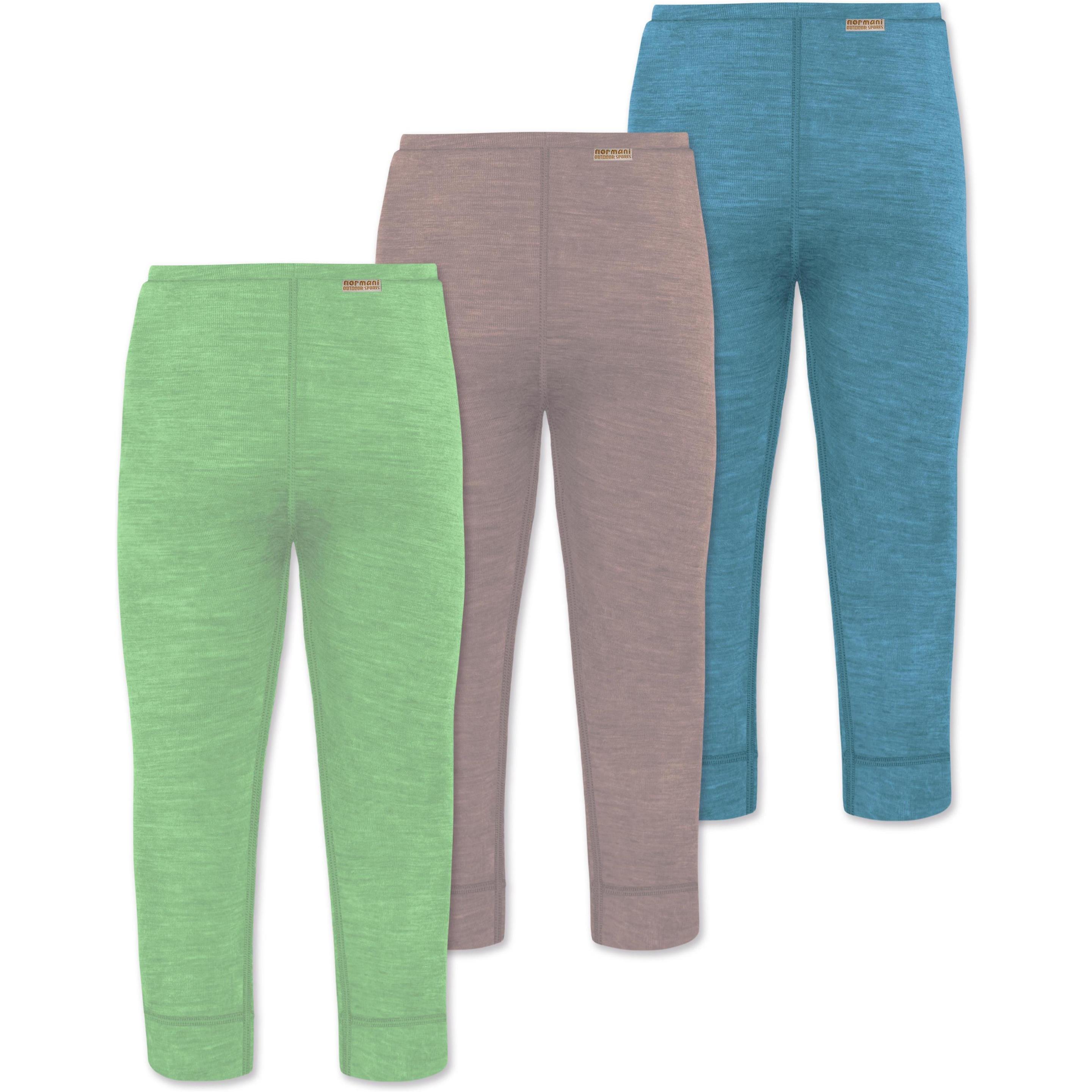 Thumbnail - Normani, Herren, Funktionsunterhose, 3er Pack Baby Merino Hose Unterhose „Tihoi" - 9509 (68), Blau, 68