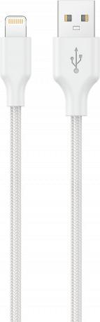 Konrow KCATLNW1 - USB Lightning auf Typ A Kabel (1m, Nylon, Weiss) - Originalverpackung (1 m)