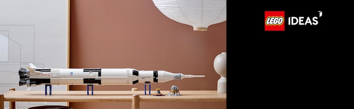 Produktbild LEGO NASA Apollo Saturn V (92176, LEGO Ideas, LEGO Seltene Sets)