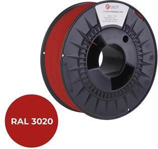 C-Tech Tiskov?? struna (filament) PREMIUM LINE, PETG, dopravn????erven??, RAL3020 (PETG, 1.75 mm, 1000 g)