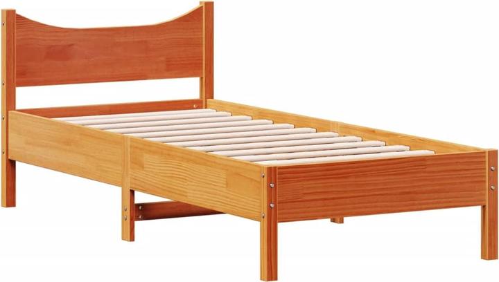 Actual product image vidaXL Pine bed (120 x 190 cm)