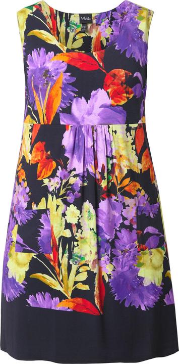 Produktbild Ulla Popken Jerseykleid, bedruckt, A-Linie, Rundhals, ärmellos (42, 44)