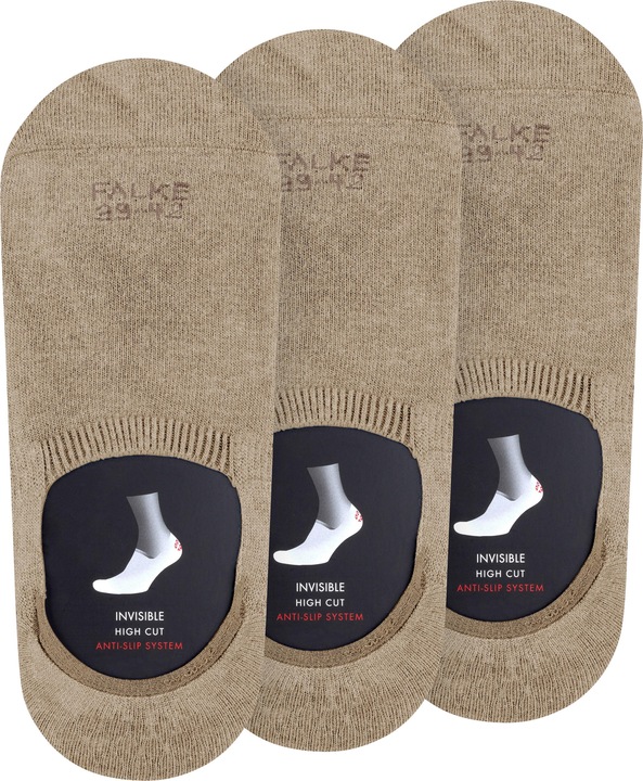 Actual product image Falke Step High Cut 3-Pack Men No Show Socks (39 - 42)
