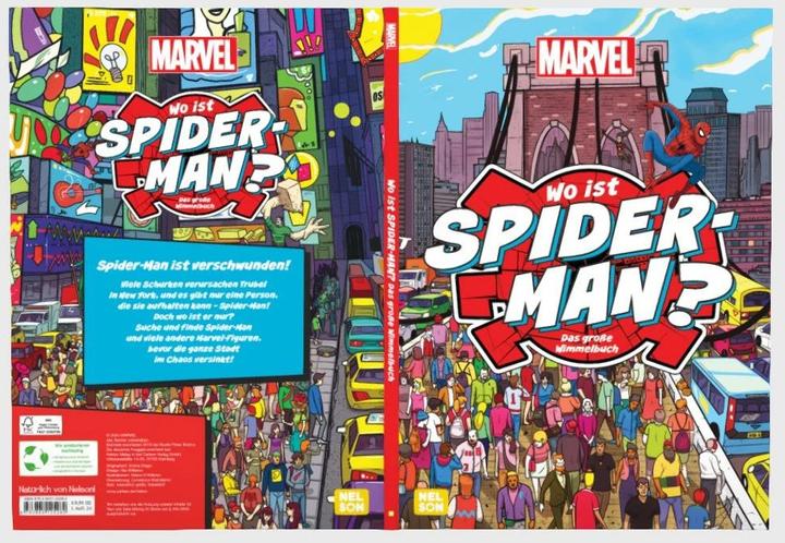 Produktbild Marvel: Wo ist Spider-Man? Das grosse Wimmelbuch (Deutsch, Constanze Steindamm, Marvel, 2024)