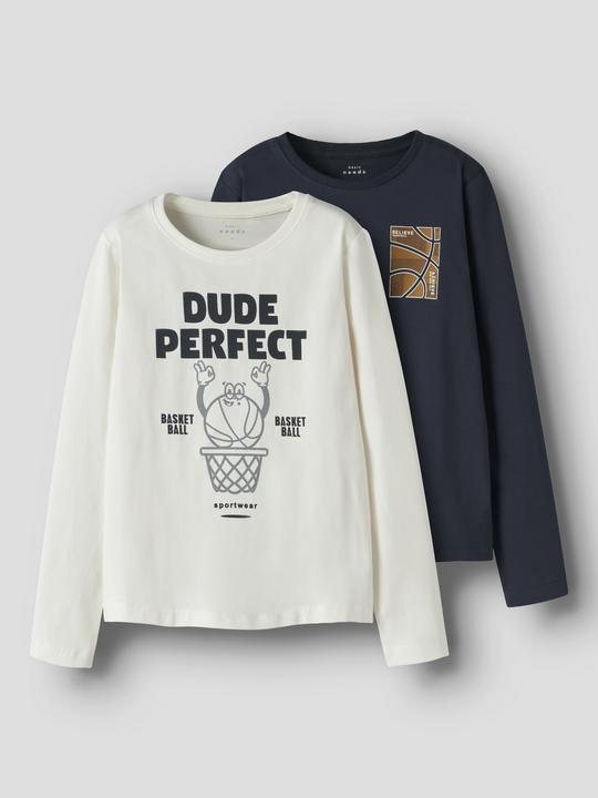 Immagine prodotto Name it 2er-Pack Oberteil mit langen Ärmeln (122, 128)