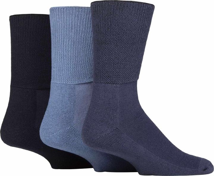 IOMI 3er Pack Bambus Socken Ohne Gummi | Diabetikersocken (3er Pack, 43 -  45)