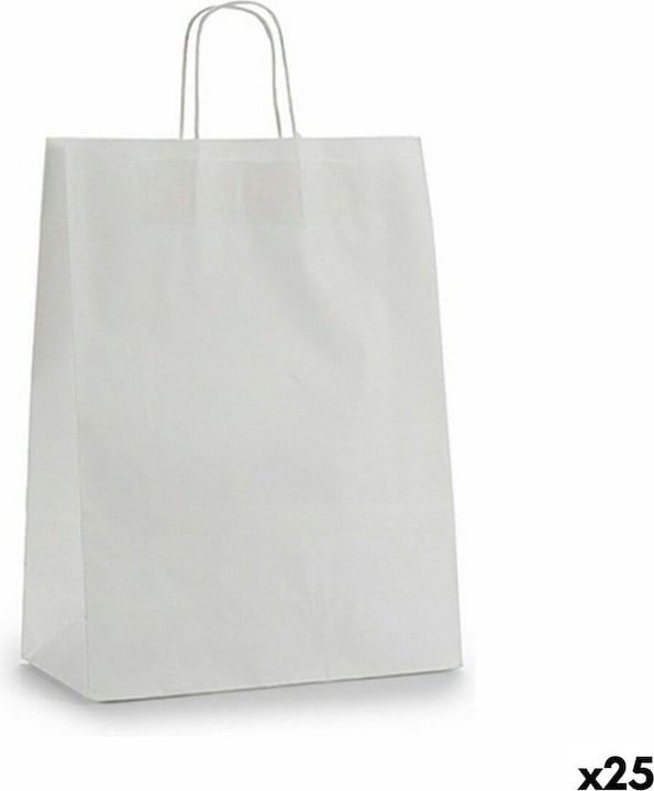 Produktbild Pincello Papiertaschen Weiss (32 X 12 X 50 cm) (25 Stück) (Geschenktüte, 25 x)
