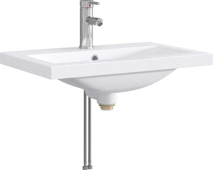 vidaXL Badezimmer-Waschtisch (400 mm, 610 mm)