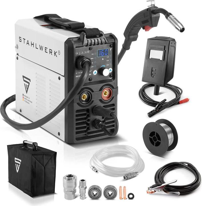 Produktbild Stahlwerk Schweissgerät MIG MAG 160 M IGBT 5 in 1 Kombigerät mit 160 Ampere