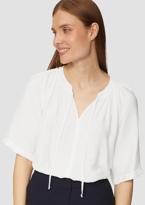 Produktbild S.Oliver Bluse Strukturierte Bluse im O-Shape mit Raffdetails (32)