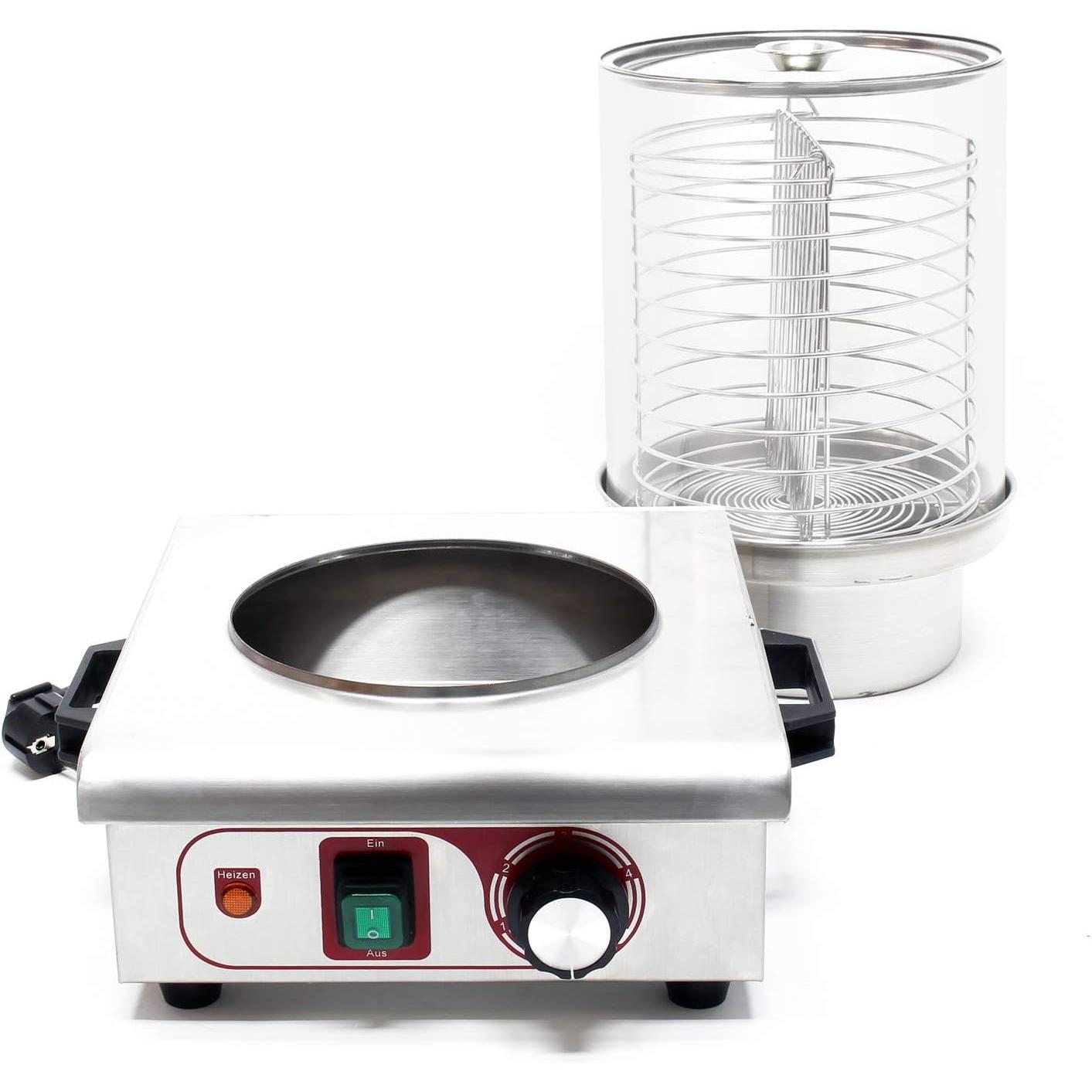 Thumbnail - Wiltec Hot Dog Gerät, Fun Kitchen, Silber