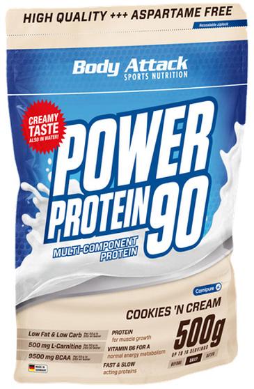 Produktbild Body Attack New Power Protein 90 (500g Beutel) (Haselnuss, 1 Stk., 500 g)