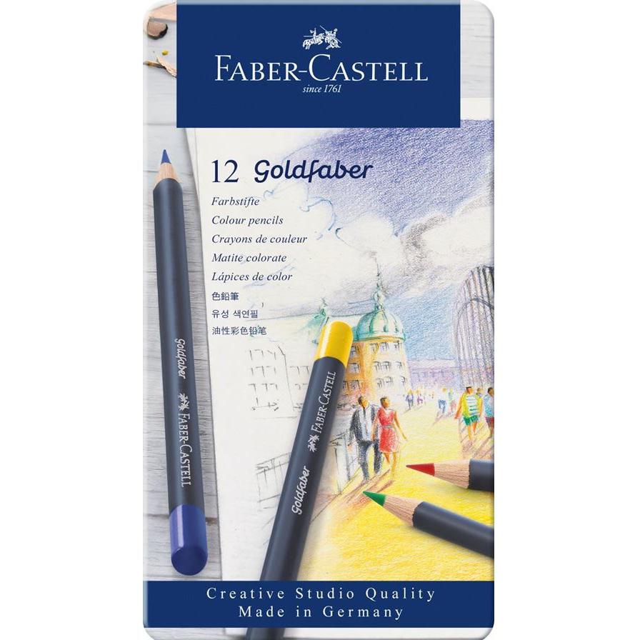 Thumbnail - Faber-Castell, Malstifte, Goldfaber (Mehrfarbig, 12 x)