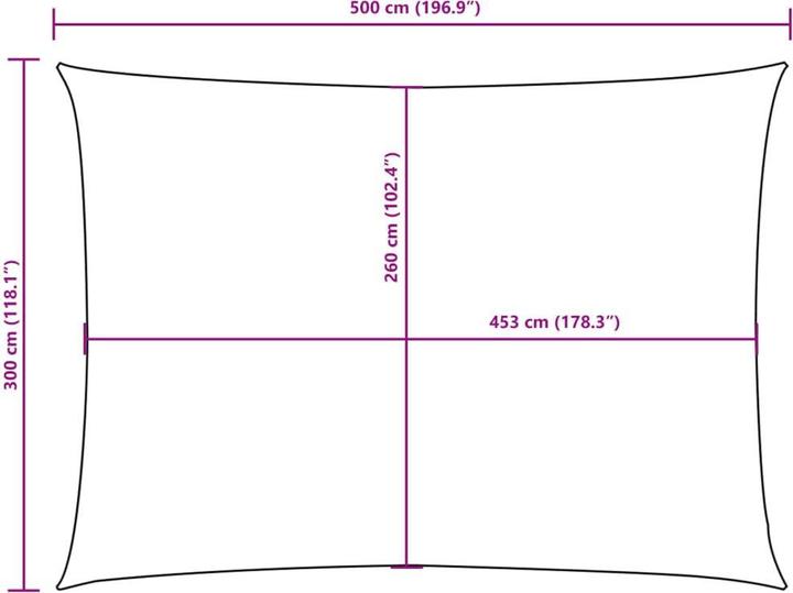 Produktbild vidaXL Nezhatok (300 x 500 cm)