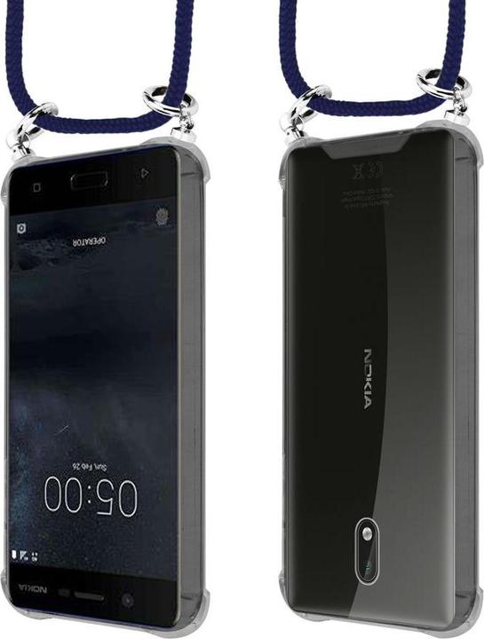 Produktbild Cadorabo TPU Handy Kette SILBER Cover