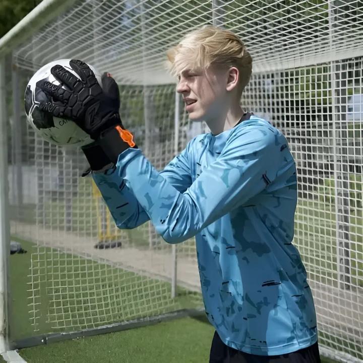 Actual product image Catch & Keep Trikot Blue Camou Protection Torwarttrikot Gr. 140 Fussball Shirt (140)