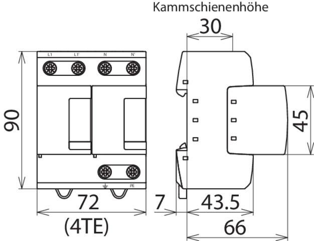 Produktbild Dehn Kombi-Ableiter