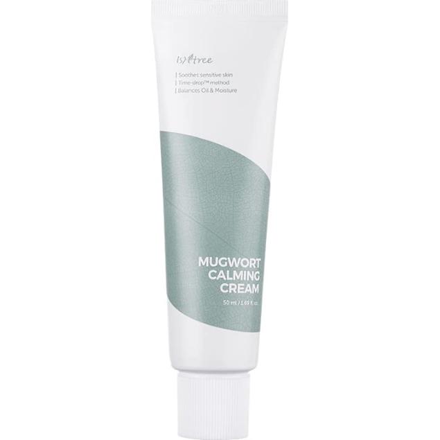 Isntree, Gesichtscreme, Spot Saver Mugwort Cream (50 ml, 24h Creme, SPF 50+)