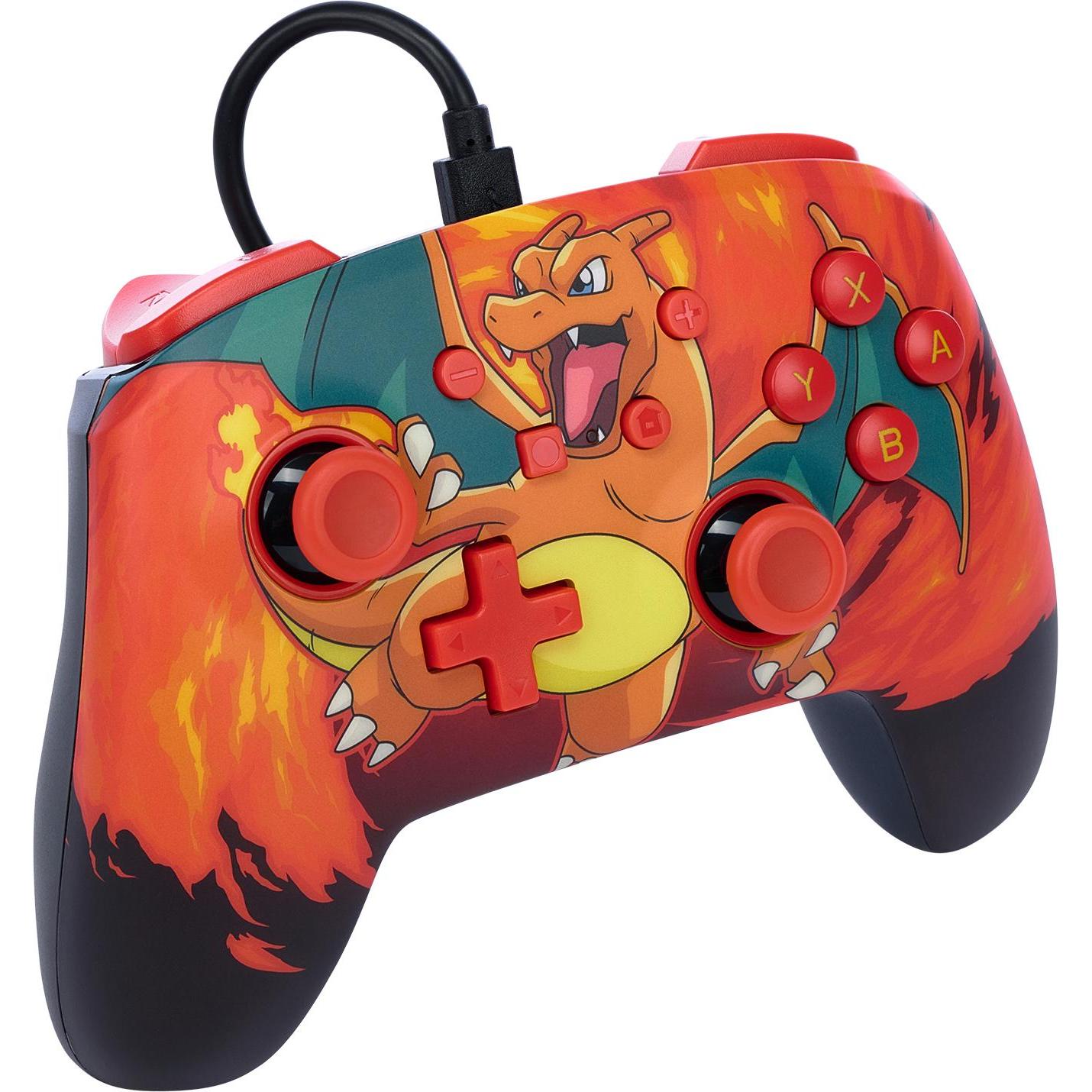 Thumbnail - PowerA Switch Controller - Charizard Vortex (Switch), Gaming Controller, Mehrfarbig