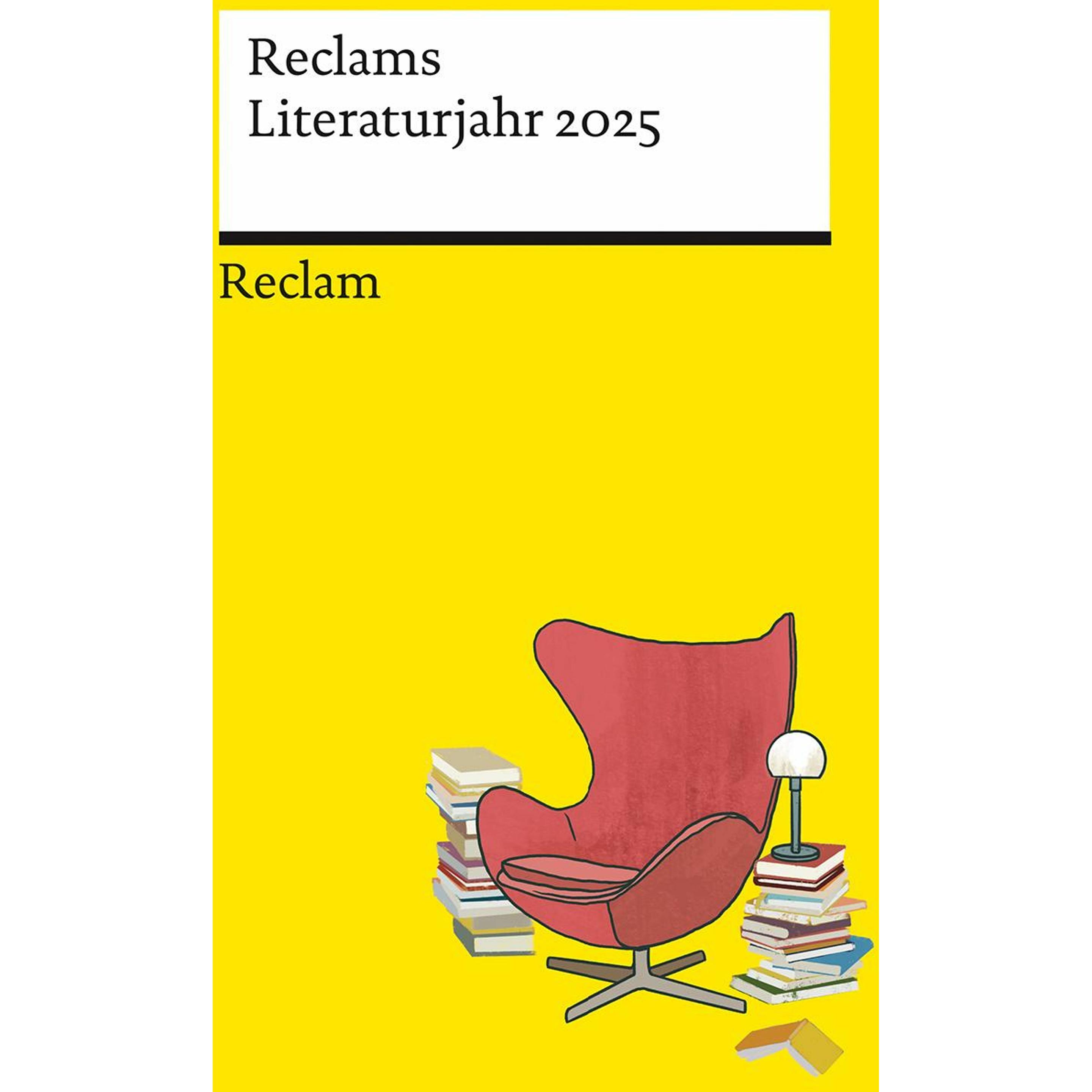 Thumbnail - Reclam, Agenda, Reclams Literaturjahr 2025. Mit den wichtigsten Jubiläen in einer Monatsübersicht (Deutsch)