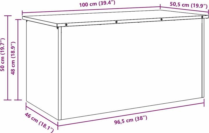 Image du produit vidaXL Aussenlagerbox