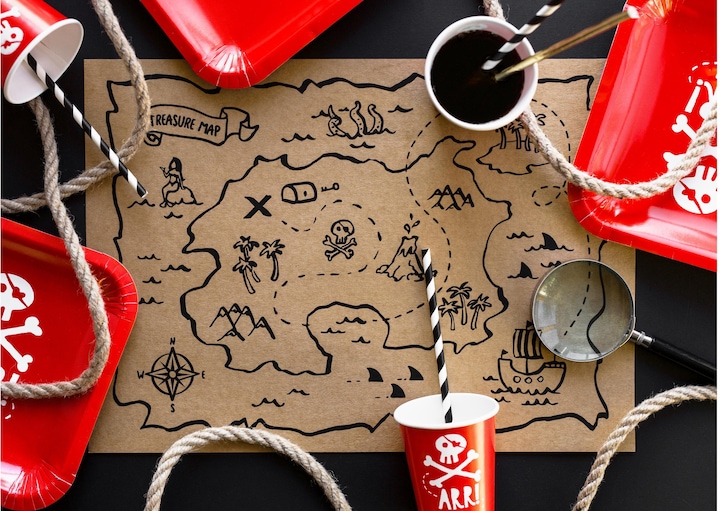 Actual product image Partydeco Mug pirates (6pcs) (6 x)