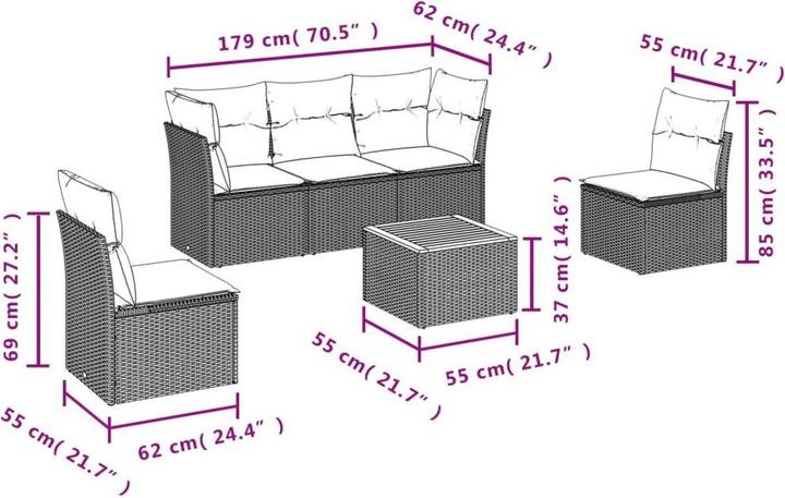 Produktbild vidaXL Goldie