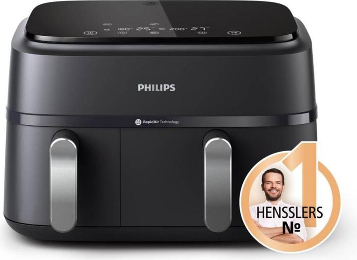 Productafbeelding Philips Airfryer met twee korven 9 L (NA351/00)