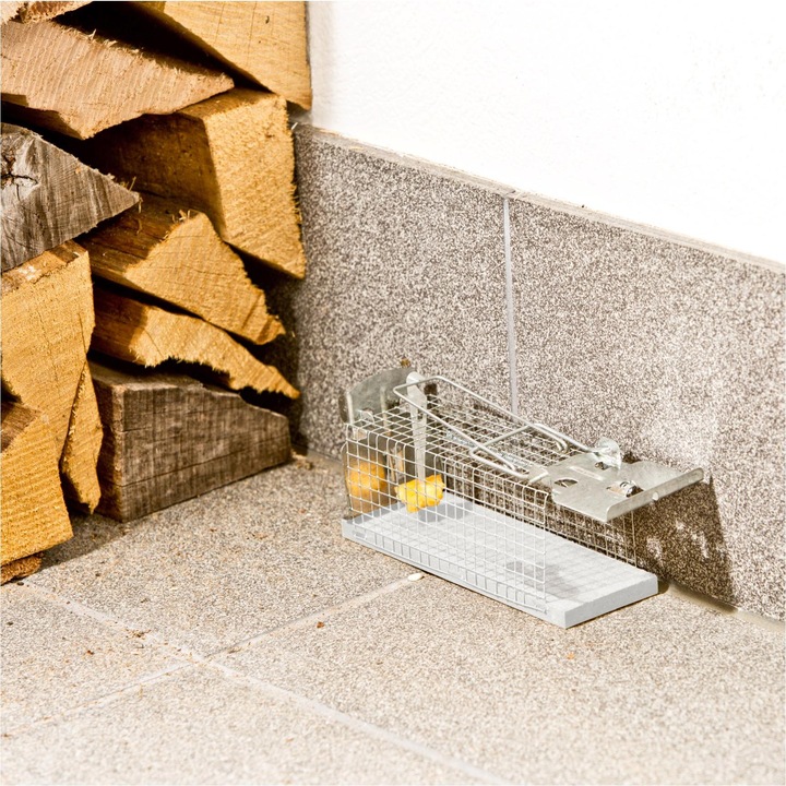 Actual product image Windhager Wire box rat trap 29.5x10.5x12.5cm