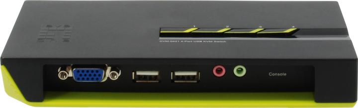 Actual product image LevelOne KVM-0421: 4Port Cable KVM Switch