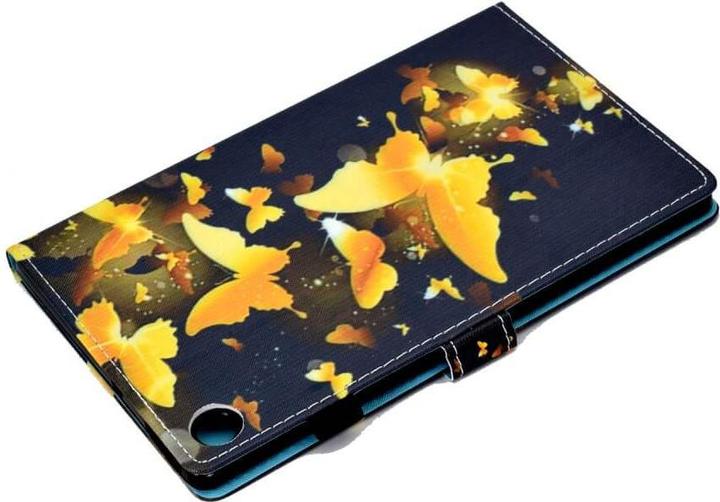 Actual product image Cover-Discount Galaxy Tab A9 - Protective cover butterfly gold (Galaxy Tab A9)