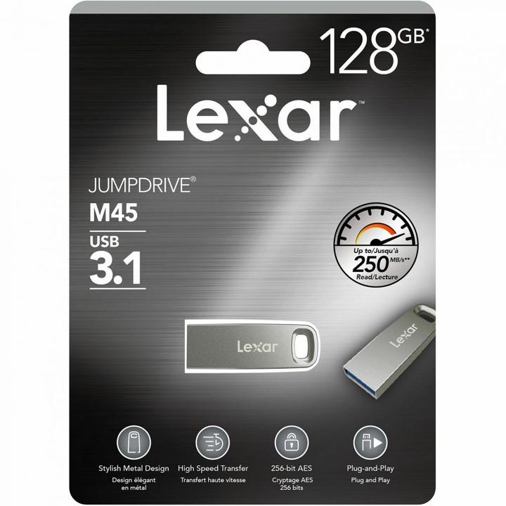 Image du produit Lexar JumpDrive M45 (128 Go, USB-A)