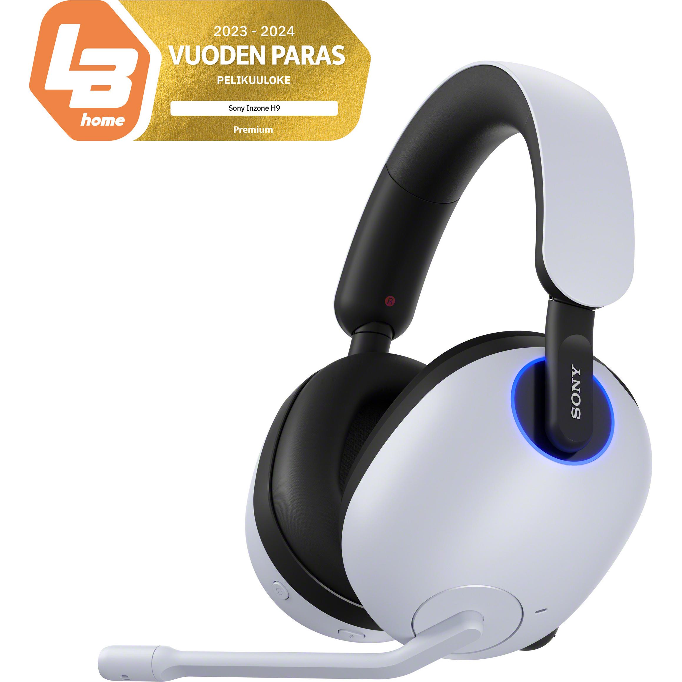 Sony Inzone H9 (Kabellos), Gaming Headset, Weiss