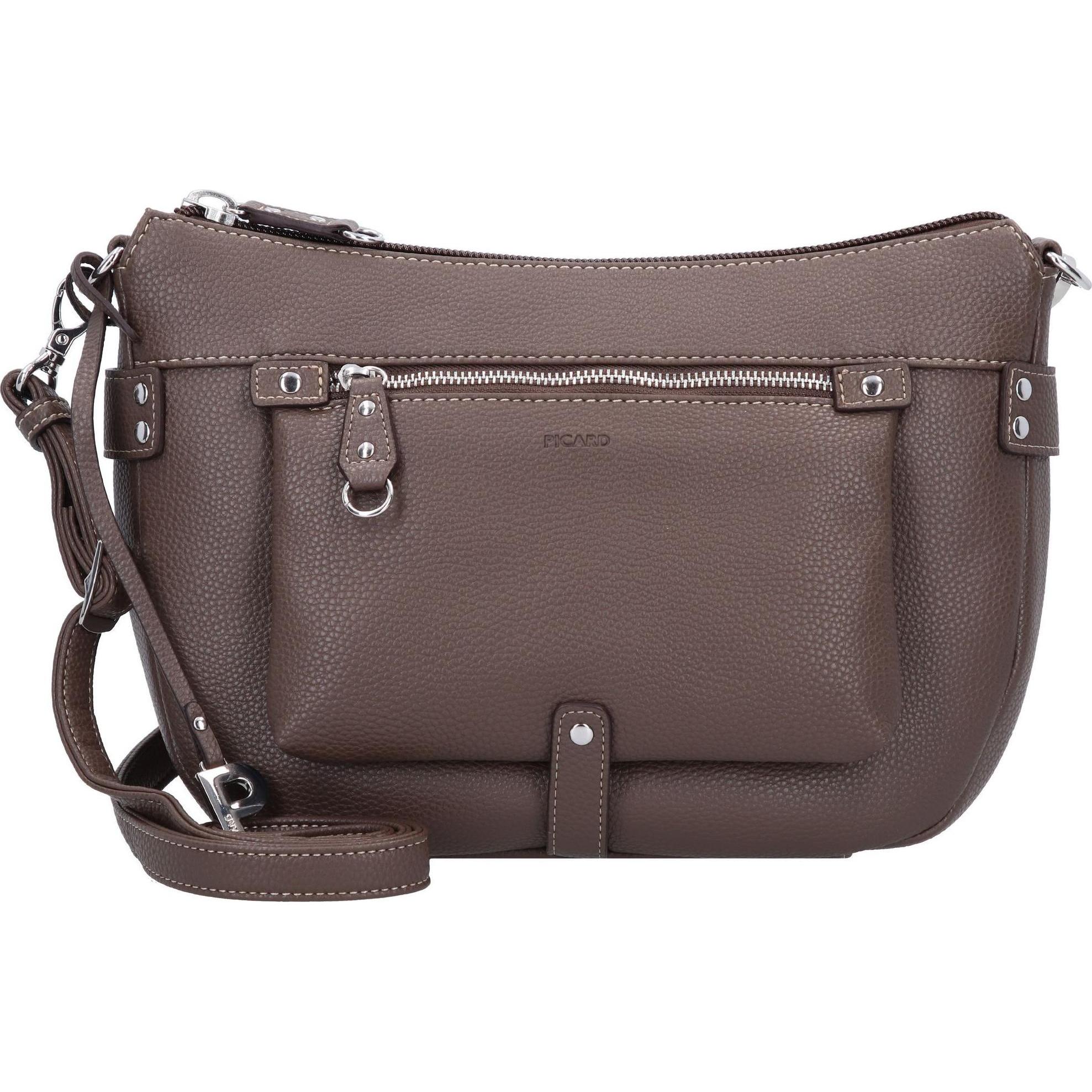 Picard, Handtasche, Schultertasche Loire, Braun