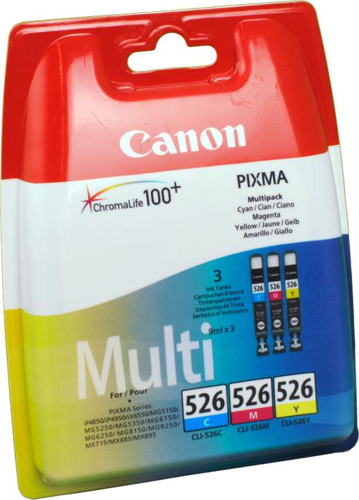 Actual product image Canon Cli-526 (M, C, Y)