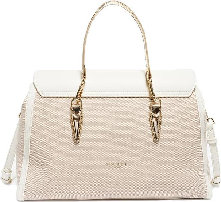 Immagine prodotto Secret Pon Pon Handtasche Damen - Modell Eglantine Chic - 100% Polyurethan - 31.5 X 22.5 X 14.5 Cm